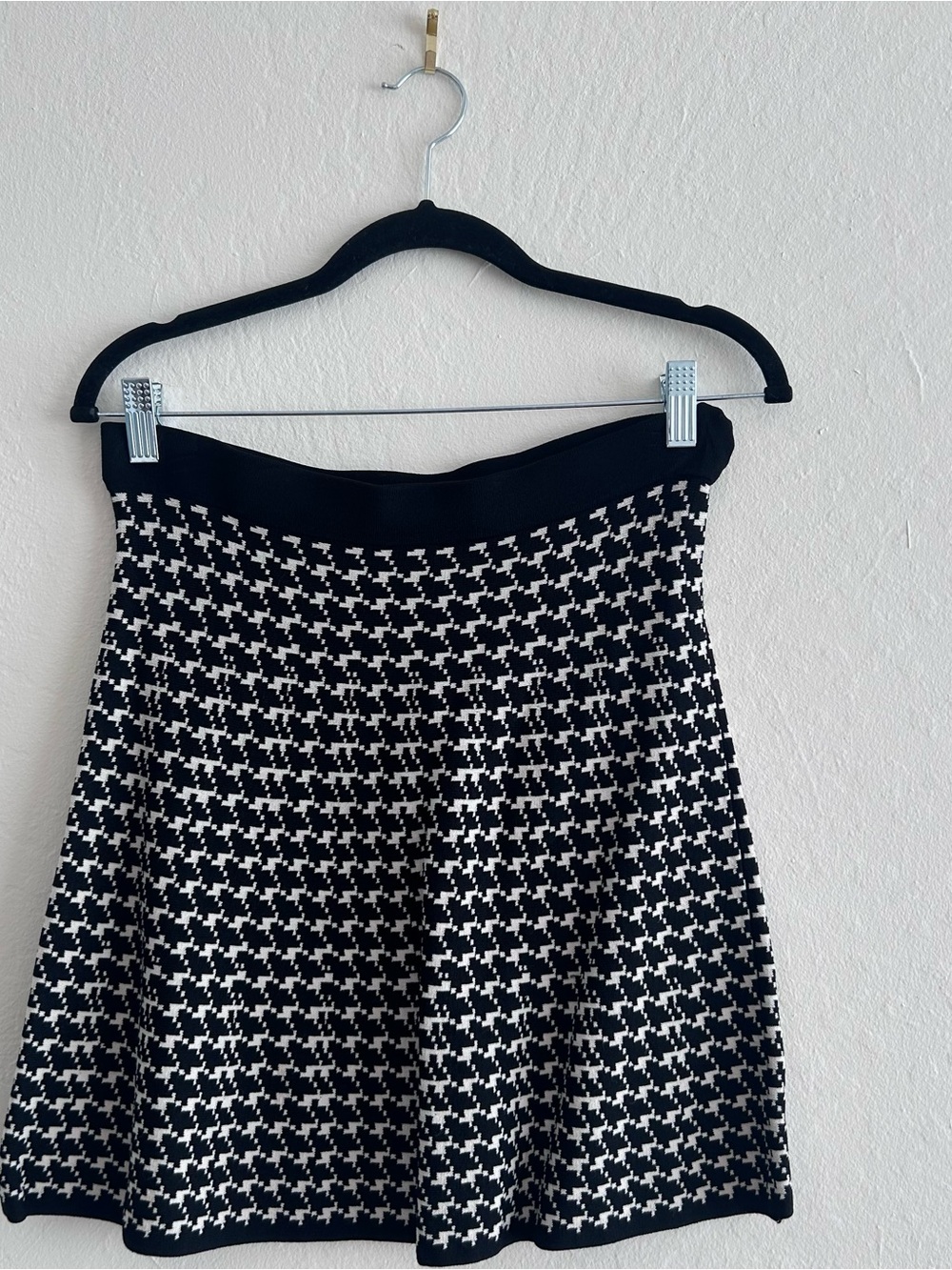 BCBG Alt Academia Houndstooth Knit Skirt - Women